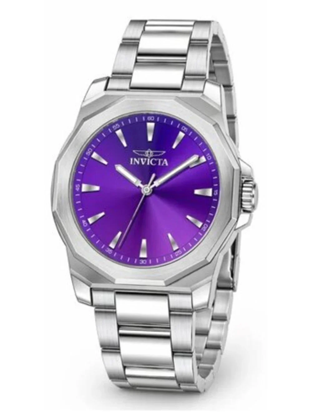 NEW Invicta Speedway Facetio Women's Quartz Watch 34mm Gradient Dial - Purple